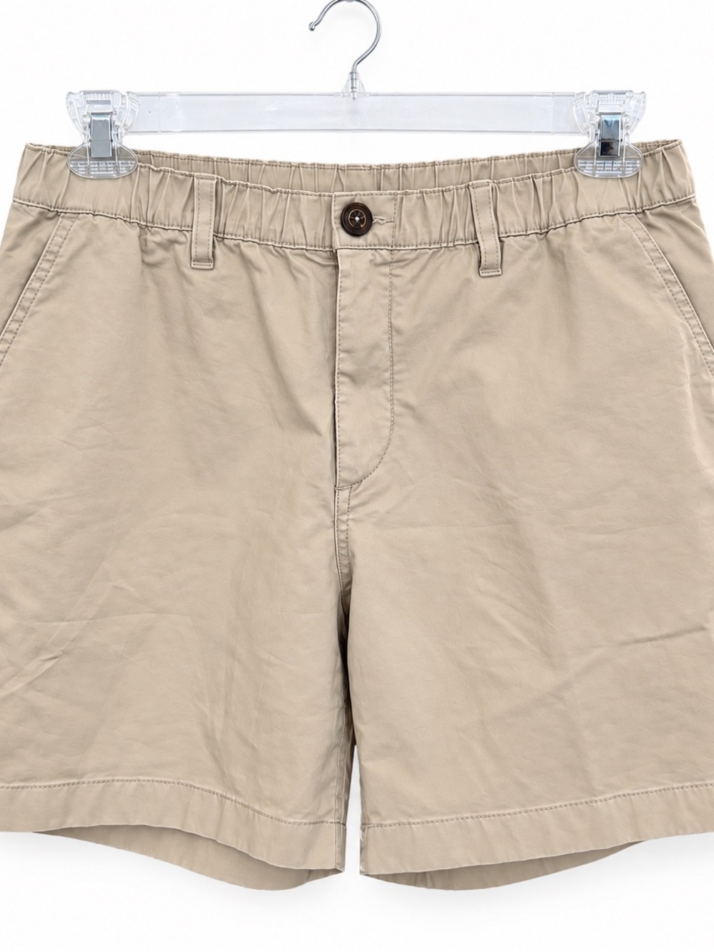 Chubbies 5.5" Inseam Khaki Shorts Elastic Waist Men's Size M